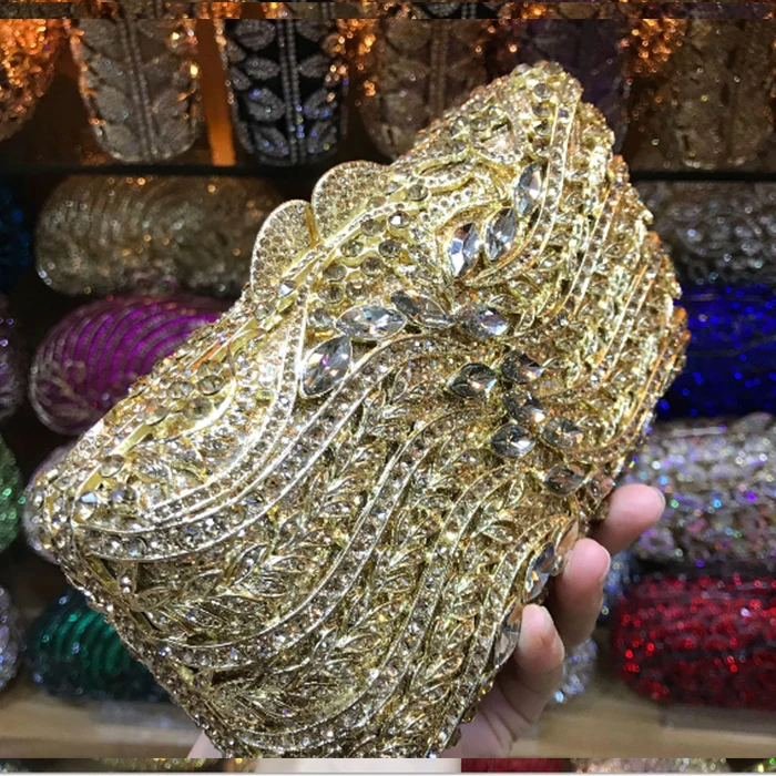 Синие золотые фиолетовые повседневные клатчи вечерние сумки Minaudiere женская
