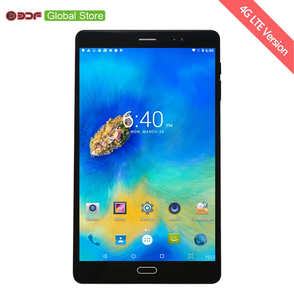 3G 4G LTE sim-карта Мобильный Телефон Вызов 8 дюймов Android 7,0 планшетный ПК 8 cpu 4 Гб+ 64 Гб 5MP+ 12MP камера 1920*1200 ips ЖК-дисплей