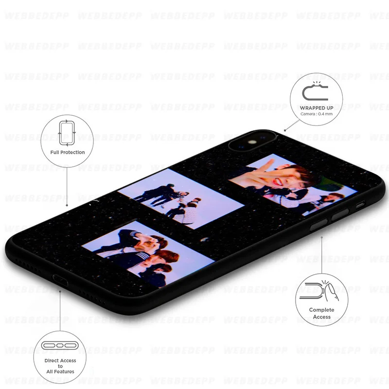 WEBBEDEPP TXT K Pop Band мягкий чехол для Samsung Galaxy S10 S10e S9 S8 Plus S7 S6 Edge &amp J6 2018 Note 10 9 8 |