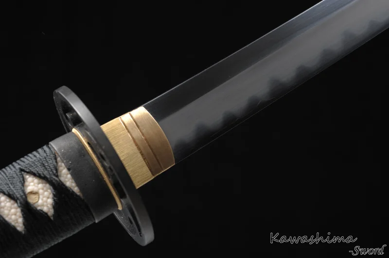 1095 Глины Закаленное Реальную Хамон Ручной Катана Полный Тан Самурай Sword Premum