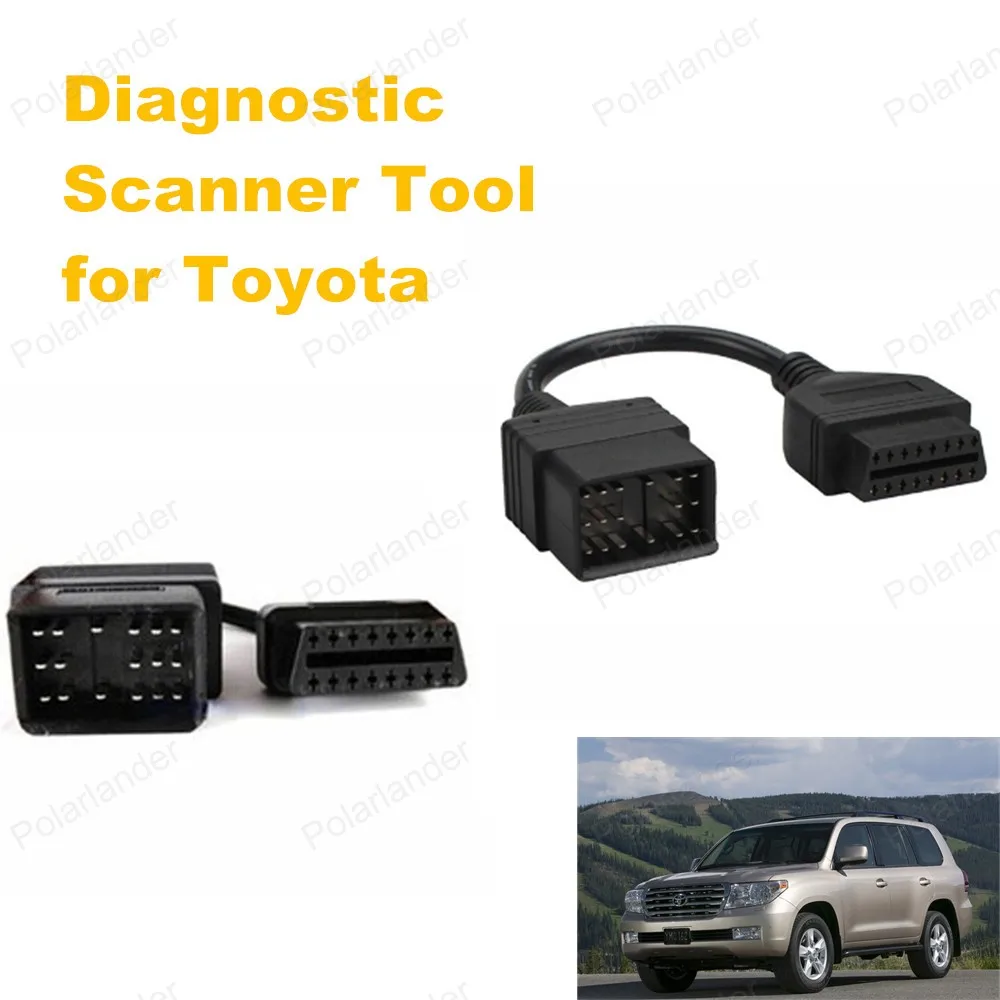 

High Quality OBD2 Interface Scanner Cable Car Diagnostic Cable for T-oyota Car Scanner Cable Free Shipping
