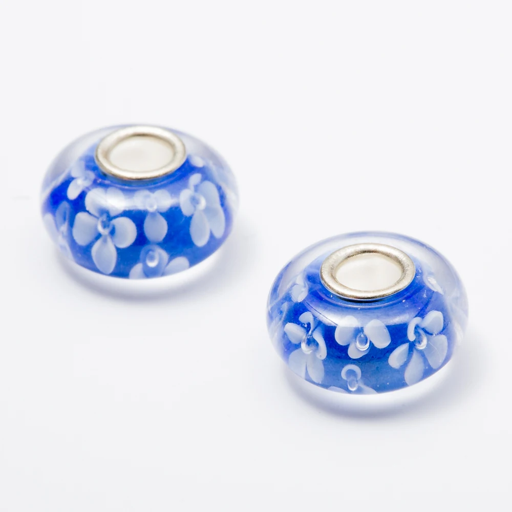 Бусины из муранского стекла 5 шт. 9 х14 дюймов js1458|glass beads|murano glass beadsbeads fit |