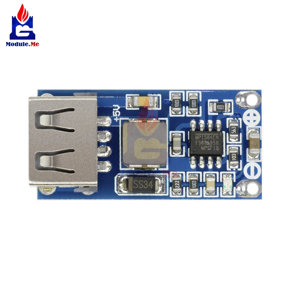 DC 9 в 12 В 24 В до 5 В 3A USB питание понижающий регулятор напряжения плата модуль конвертер телефон зарядное устройство доска автомобиля