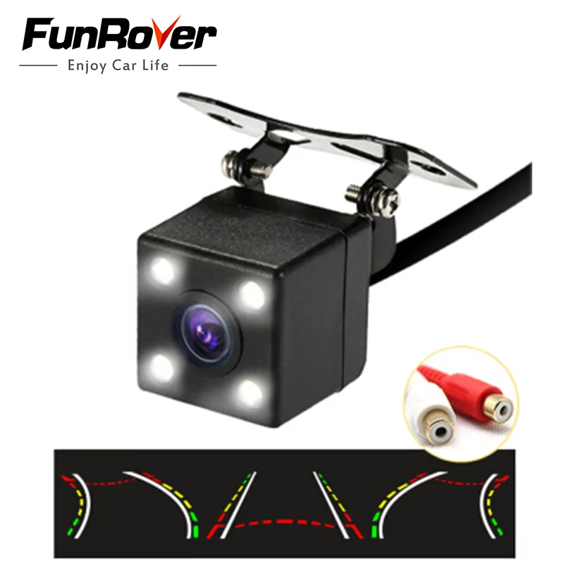 Funrover водонепроницаемая ccd Расширенная динамическая парковочная дорожка заднего вида CCD камера HD 170 градусов ночного видения Пыленепроницаемая