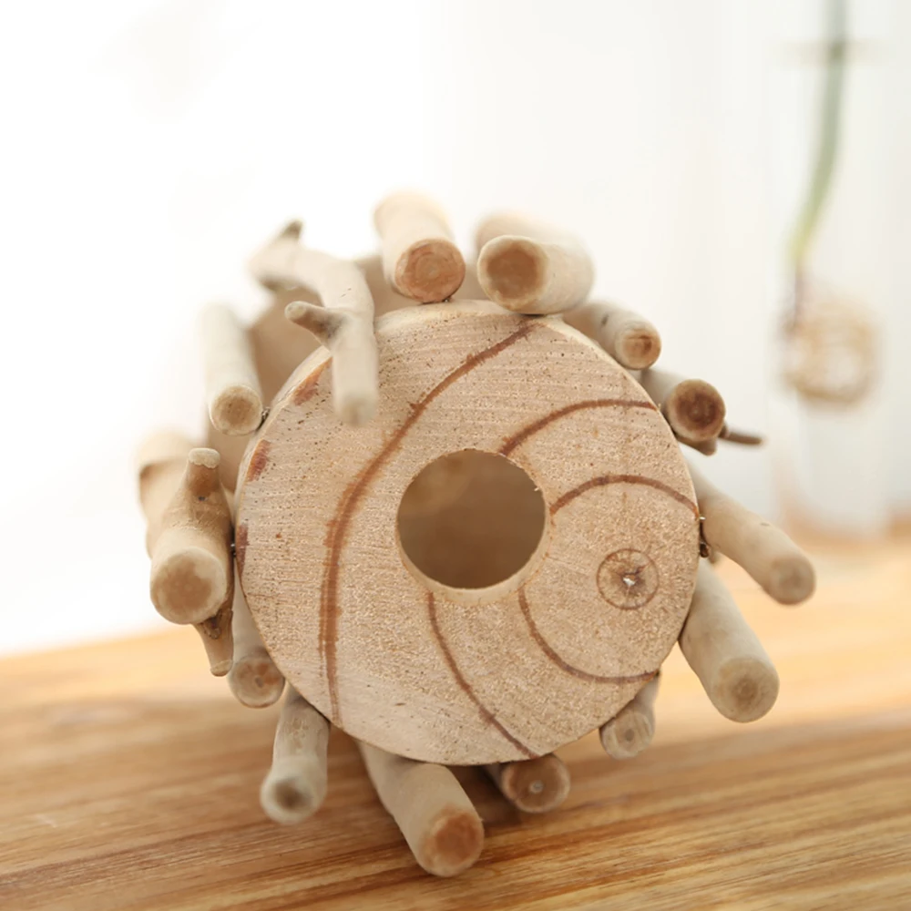 1 комплект Стекло ваза трубки Форма Ясно Цветок бутылка с деревянная полка Стенд