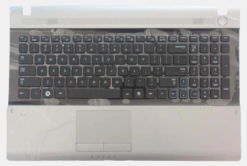 Новая клавиатура США для Samsung RV509 RV511 NP-RV511 RV513 RV515 RV518 RV520 NP-RV520 США Клавиатура ноутбука silver frame