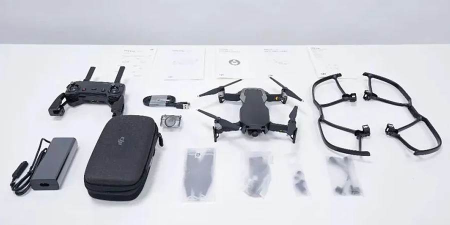 DJI Mavic Air Складной& Портативный Дрон 32MP Сфера панорамы 3-осевому гидростабилизатору и 4K Камера до 21 минут времени полета комбо