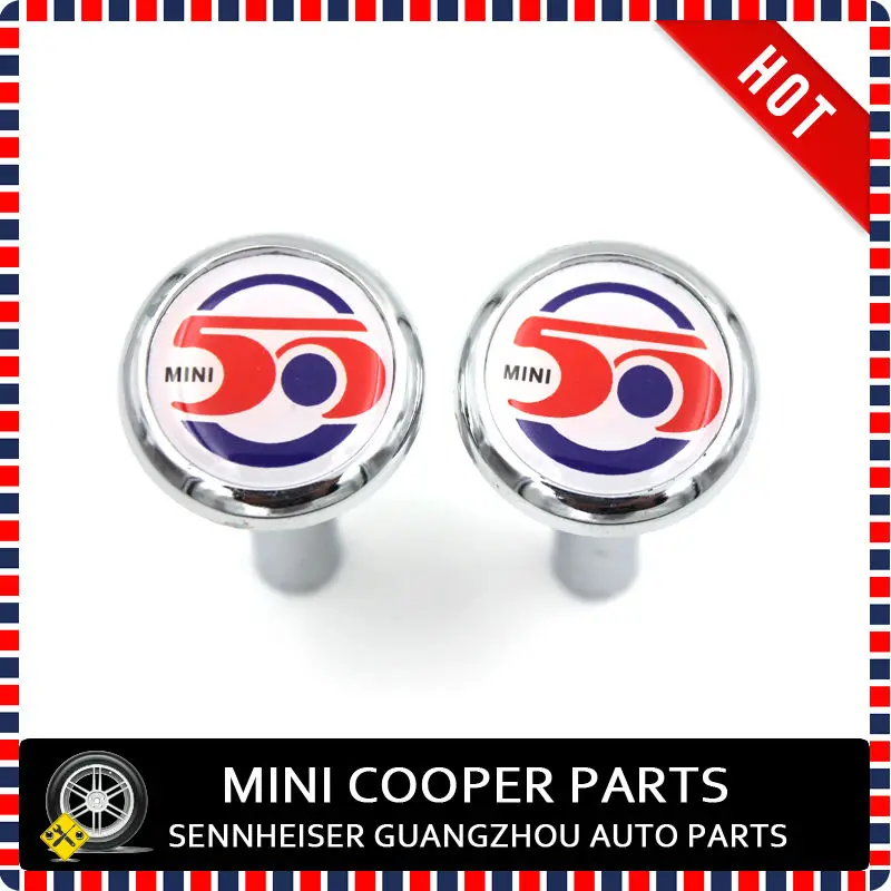 Новые дверные кнопки замка в стиле 50-летия из ABS-пластика с хромированным покрытием для Mini Cooper F55 F56 F57 R55 R56 R60 F60 (комплект из 2 шт.)