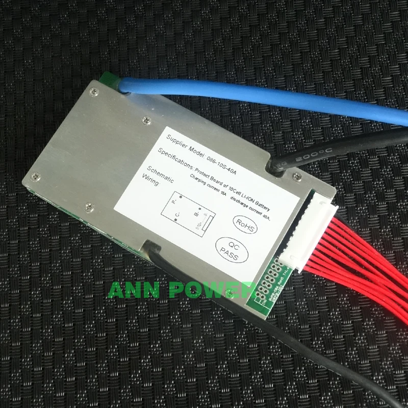 Литий ионный аккумулятор для электронного велосипеда BMS 3 7 В 10 с 36 В/37 в 40 А С