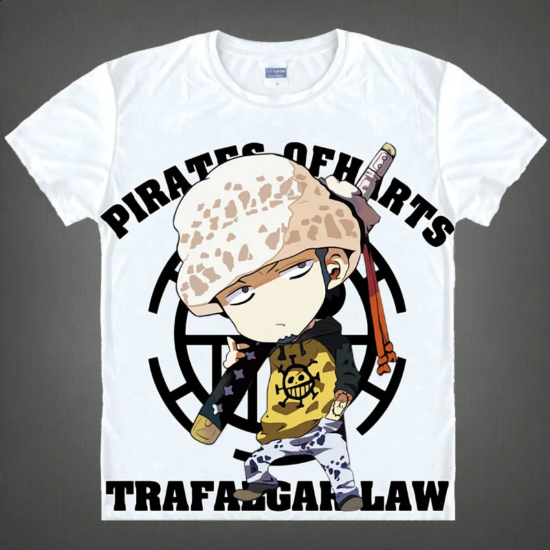 Coolprint Футболка с изображением в стиле аниме ONE PIECE футболки соломенная шляпа
