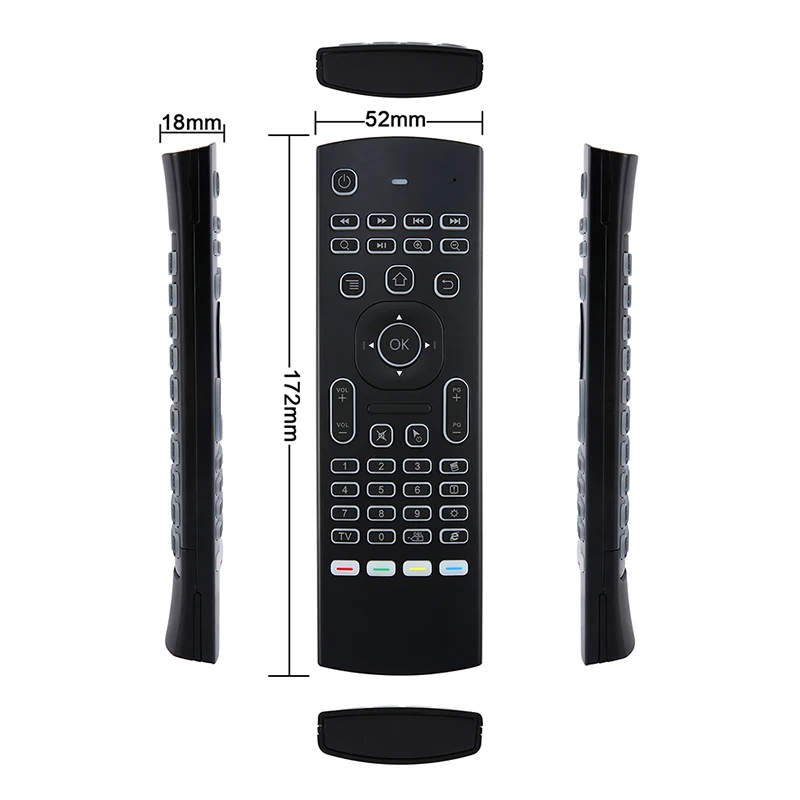 MX3 2 4G мини беспроводная клавиатура инфракрасный пульт дистанционного управления