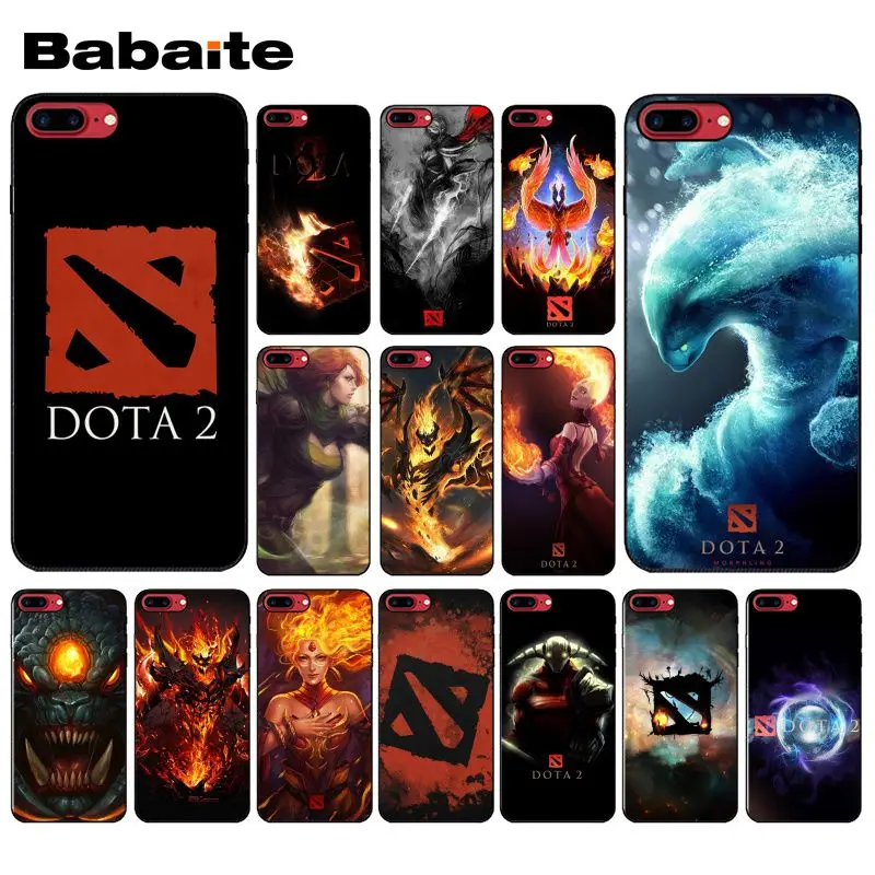 Мягкий ТПУ чехол для телефона Yinuoda Shadow Fiend Dota 2 аксессуары iPhone 5 5Sx 6 7plus 8 8Plus X XS MAX XR |