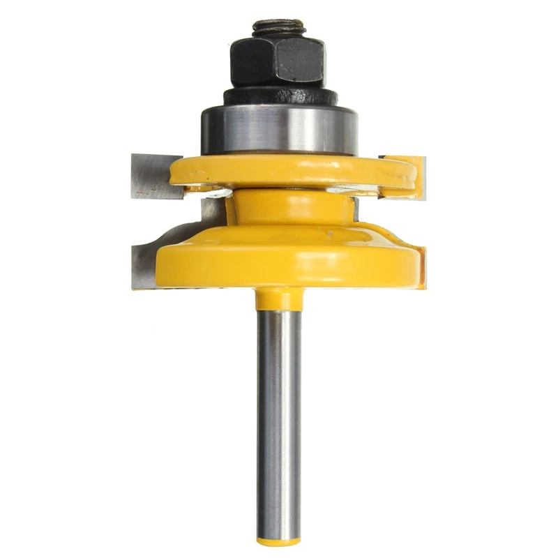 Shank Rail And Stile Wood Router Bit Set Standard Ogee Woodworking Drill Cutter Power Tool Kit 2Pcs/set 1/4 Inch | Инструменты