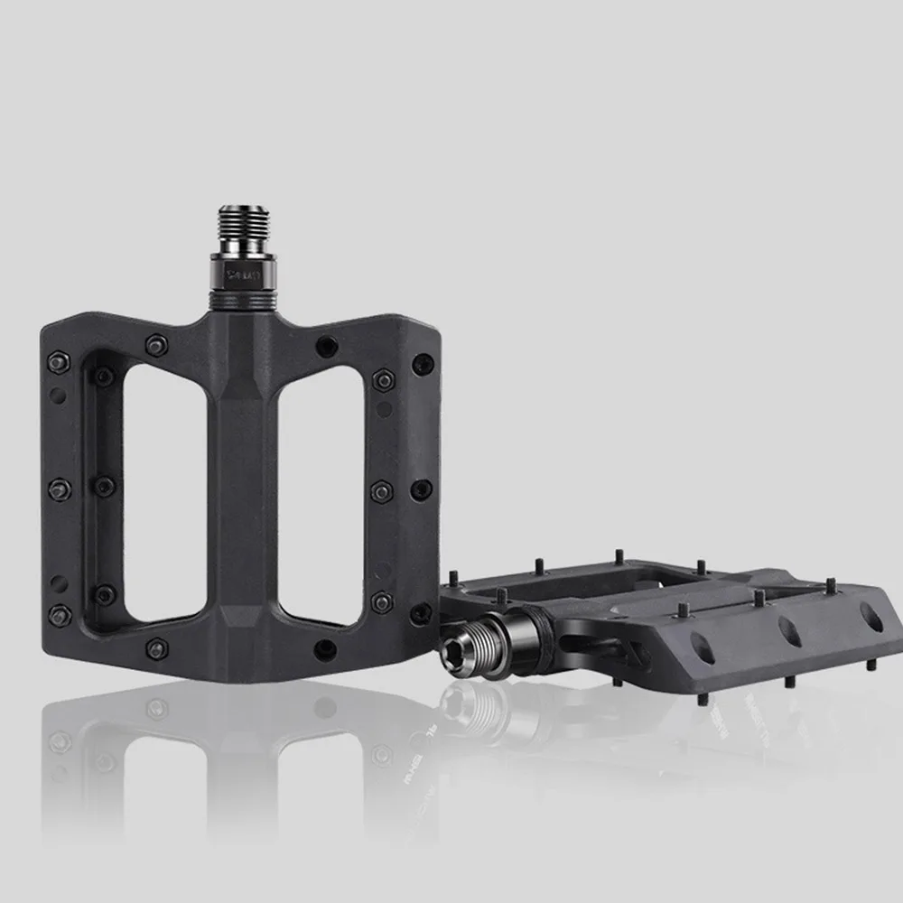 

1 Pair Bike Bicycle Pedals Portable Mountain Nylon Road Bike Bearing Pedals