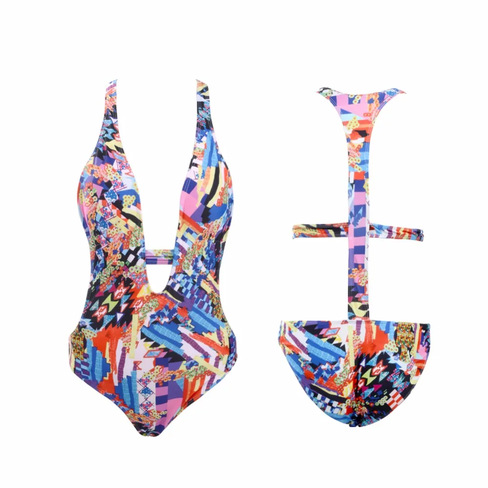 Queenral Новинка 2017 года женские пикантные бюстгальтер купальник Монокини бинты Biquini