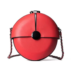 Женская сумка с индивидуальным замком, сумка из искусственной кожи с круглой цепочкой, сумка через плечо, сумка-мессенджер