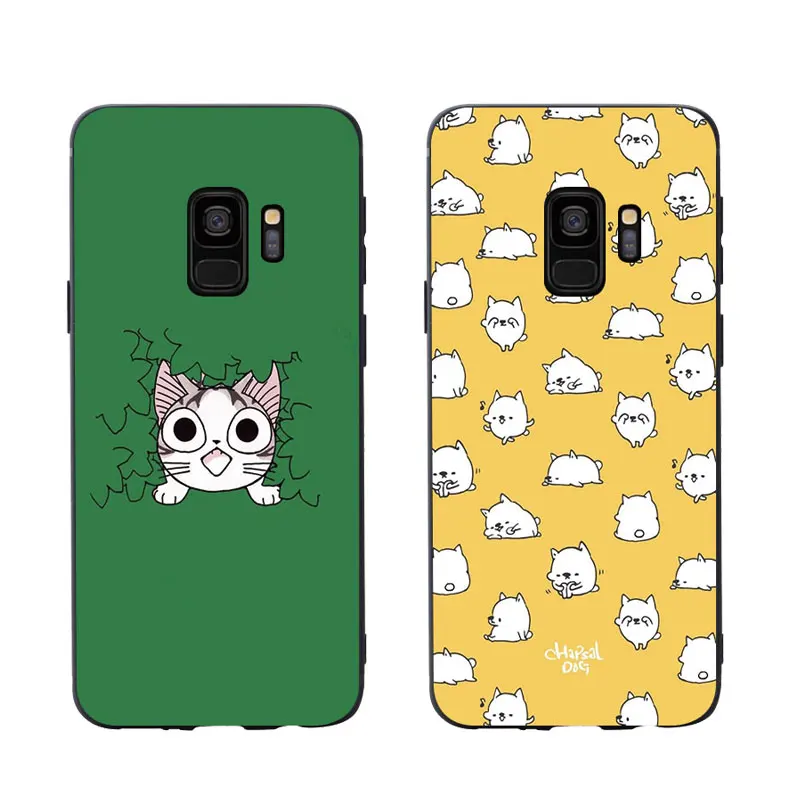 MA с милым рисунком кота лягушка Стиль Модный мягкий чехол для телефона Samsung Galaxy S6