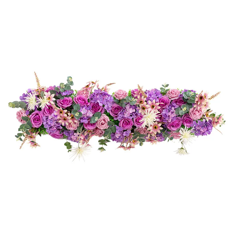 Искусственные цветы künstliche blumen искусственные цветы для декора Великолепный свадебный Шелковый цветок ряд реквизит ими