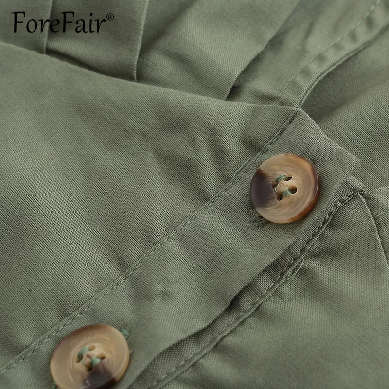 Forefair повседневные Комбинезоны пляжного типа женский комбинезон с коротким