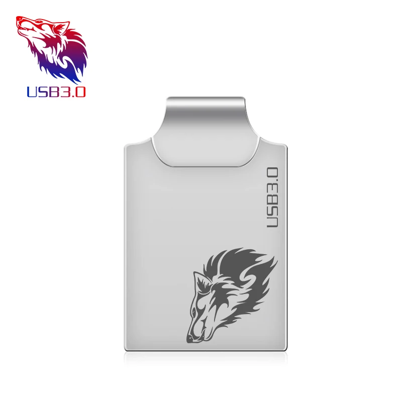 silver Супер Мини 3,0 USB флеш-накопитель 128 Гб 64 ГБ 32 ГБ высокоскоростной мини-накопитель 16 Гб Флешка для ПК/ноутбуков флеш-накопитель usb - Цвет: silver