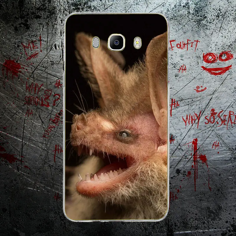 Soft Silicone TPU Phone Cases For Samsung Galaxy J5 J7 J3 J2 J1 2016 A7 A5 A3 2017 Cover Vampire Bats Full Moon Halloween | Мобильные