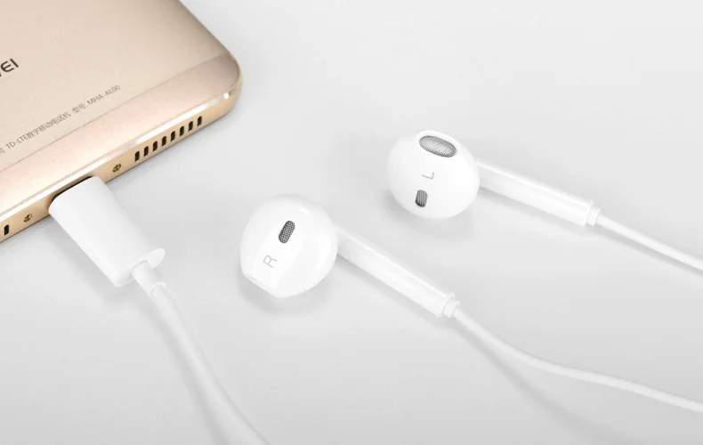 Huawei классические наушники CM33 в ухо type-C разъемы гарнитура с управлением стерео для телефонов huawei mate 10 P20 Pro Honor 9 10