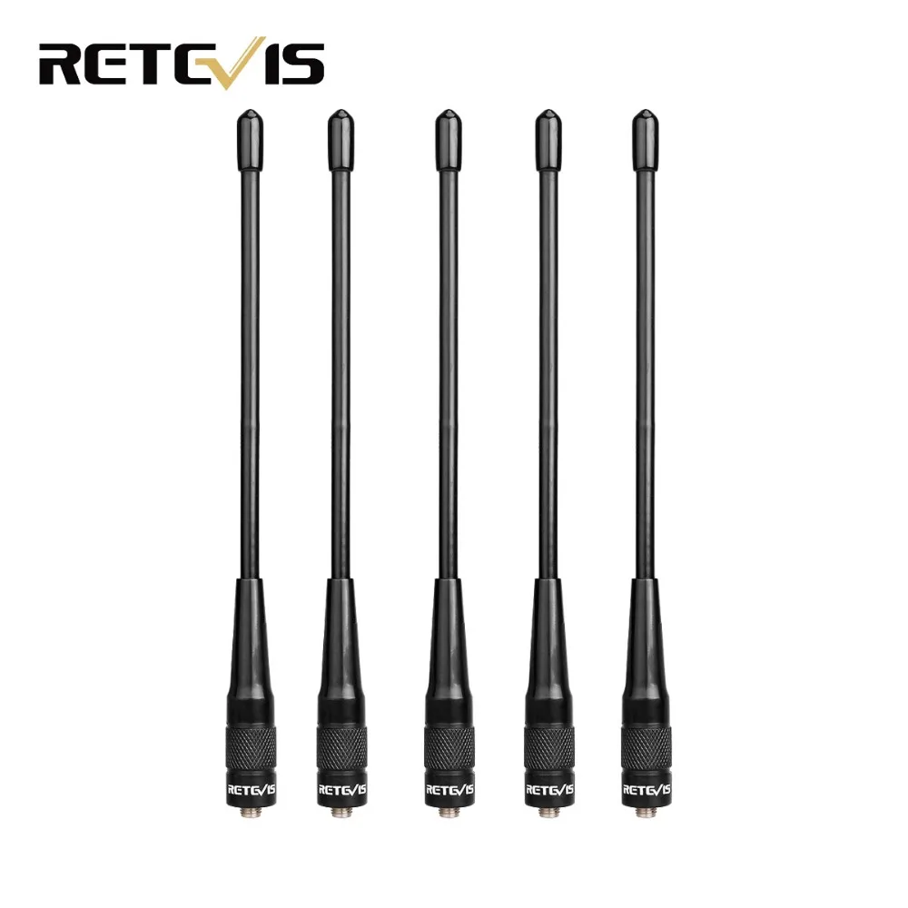 Антенна Retevis 5 шт. RHD 701 аксессуары для рации VHF/UHF 7.87in Baofeng 888s UV5R SMA F/RT5/H 777 C9045A|retevis