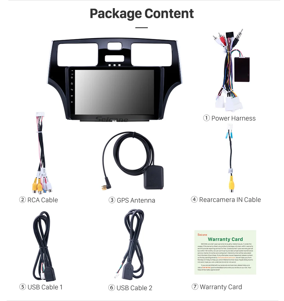 Seicane 9 дюймов стерео Bluetooth Wifi gps навигация для 2001 2002 2003 2004 2005 Lexus Android 8,1 HD 1024*600 поддержка 1080P