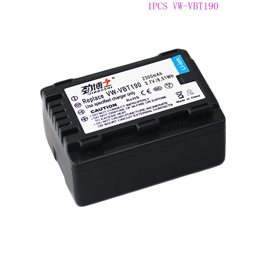 1 шт. VW VBT190 VWVBT190 батарея для Panasonic HC V110 V130 V160 V180 V201 V210 V230 V250|Цифровые аккумуляторы| |