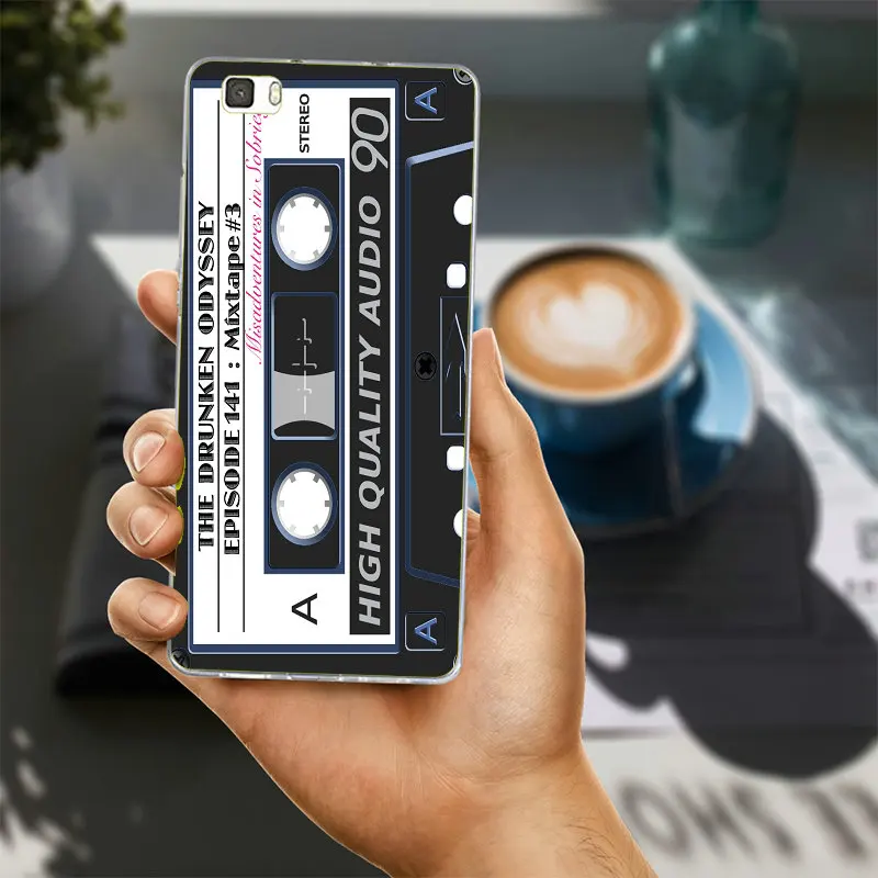 Soft Phone Case for Huawei P8 P9 P10 P20 Lite Mate 10 Pro Y5 Y6 Y3 II Y7 Honor 6X 9 Nostalgic Calculator Cassette Tape | Мобильные