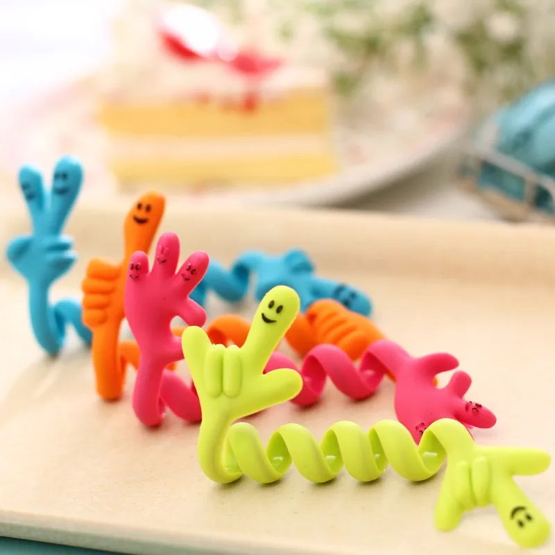 Новинка 10 шт./лот Прекрасный палец выражение изгиб наушников кабель провод шнур