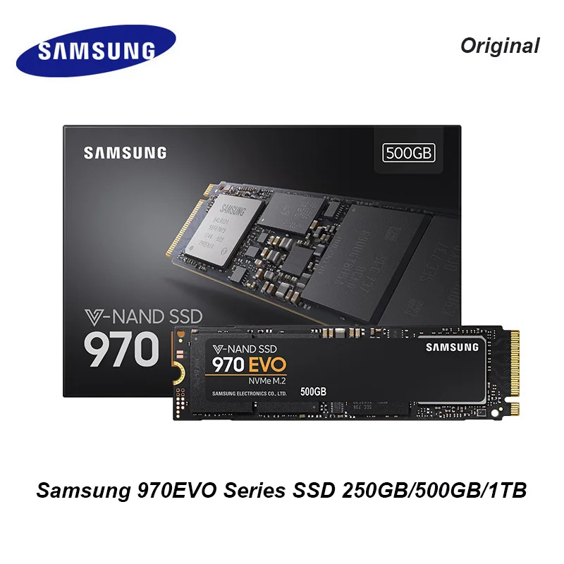 Внутренний SSD Samsung 970EVO 250 ГБ 500 Гб ТБ скорость чтения до 3400 МБ/с./с 2 5 дюйма M.2 2280