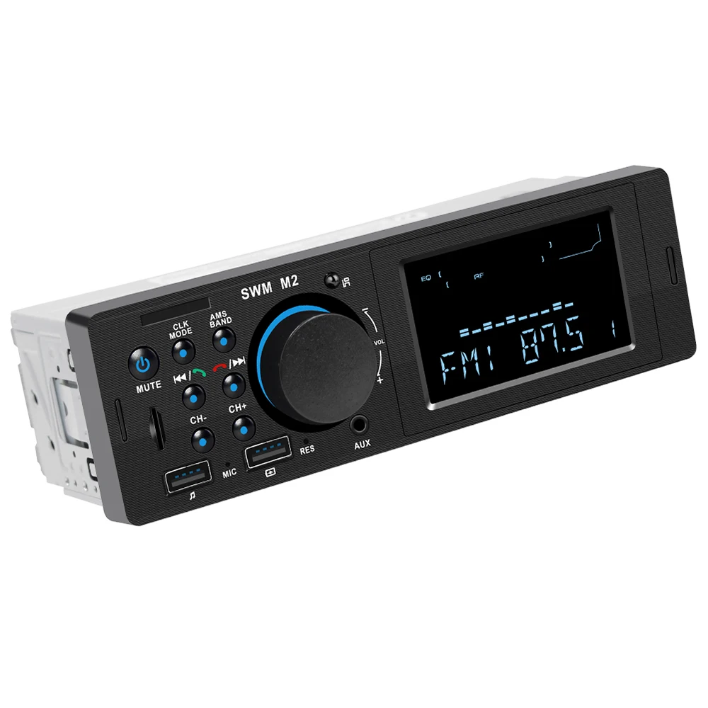 Автомобильная стереомагнитола с Bluetooth FM радио выход 60 Вт MP3 плеер поддержка USB TF