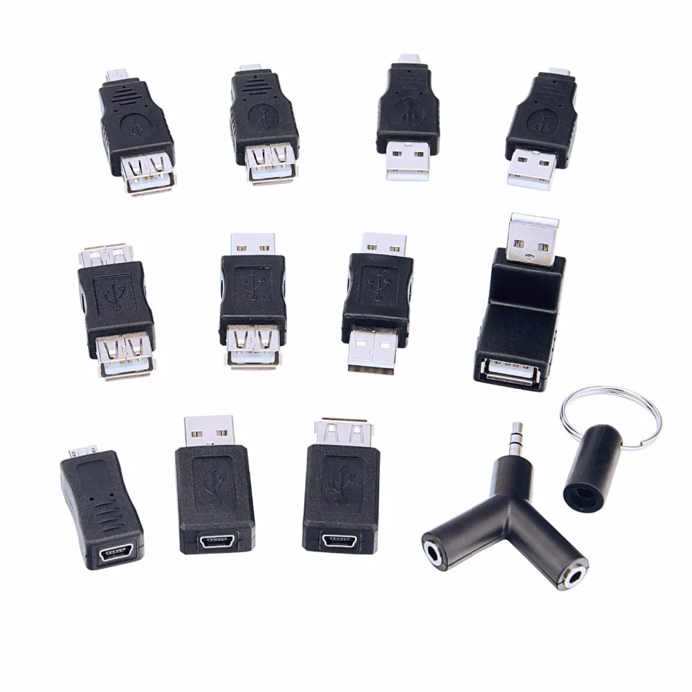 OTG USB Mini Micro папа мама адаптер конвертер Поддержка синхронизации данных и зарядки