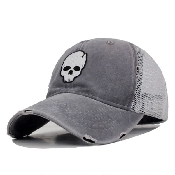 gray mesh AETRUE бейсбольная кепка, женские кепки для мужчин, бейсболка с животным черепом, кепка s Casquette, летняя Кепка Gorras для мужчин и пап, бейсболка, Кепка - Цвет: gray mesh