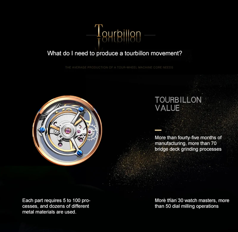 Tourbillon механические часы мужские Лидирующий бренд часы сапфировые зеркальные оригинальные Tourbillon полые Движение Мужские t Moon Phase модные часы