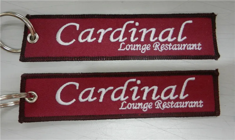 Изготовленные на заказ брелки из ткани от производителя для ресторана Cardinal Living |