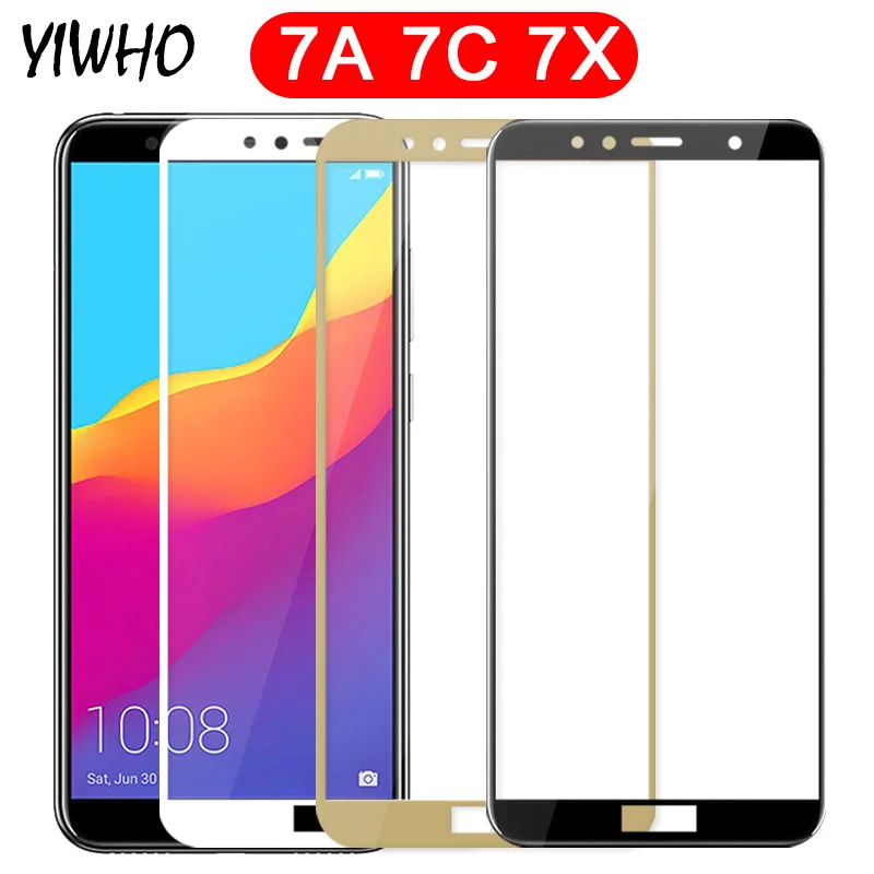 Защитное стекло для huawei honor 7a 7c 7x pro 7 a c x защитная пленка для экрана a7 c7 x7 защитная пленка из закаленного стекла Защитная пленка для камеры 9h