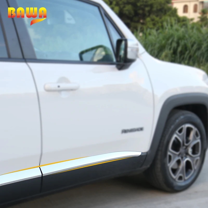 Аксессуары BAWA ABS для Jeep Renegade 2016 + боковые наклейки кузова автомобиля | Автомобили и