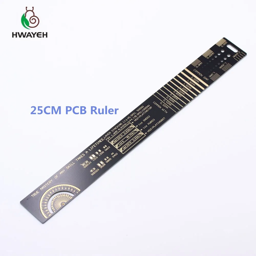 Многофункциональная линейка PCB 15 см 20 25 для электронных инженеров любителей Arduino