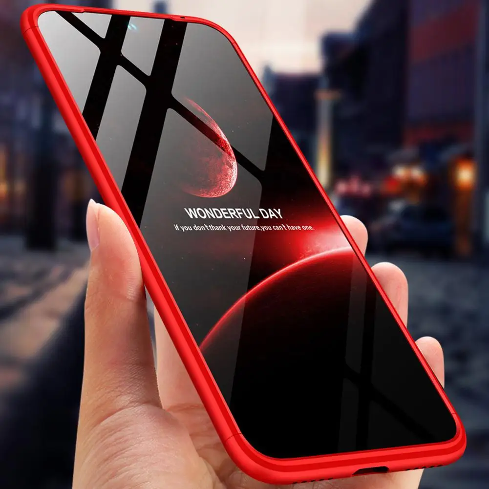 TWISTER.CK для Redmi 7 Ультратонкий ПК задняя крышка нескользящий ударопрочный 360