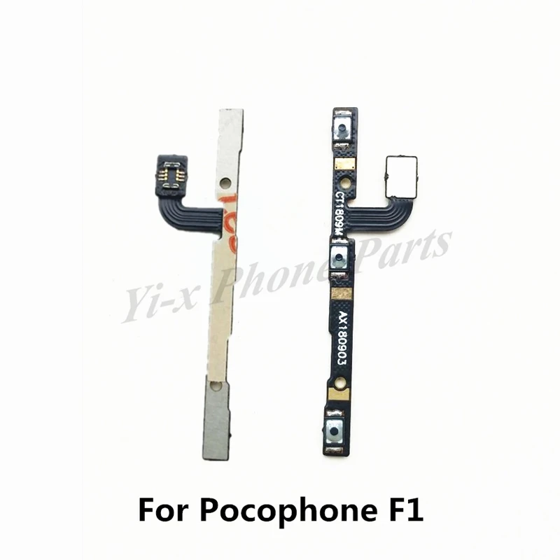 

Power on off Volume up down side buttons Flex Cable For Xiaomi Pocophone F1