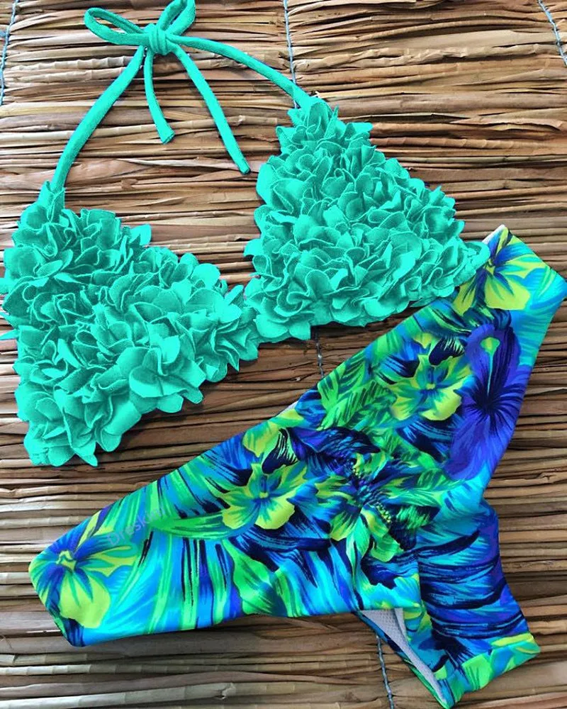 Комплект бикини женский купальник монокини 2020 сексуальное с накладкой модный