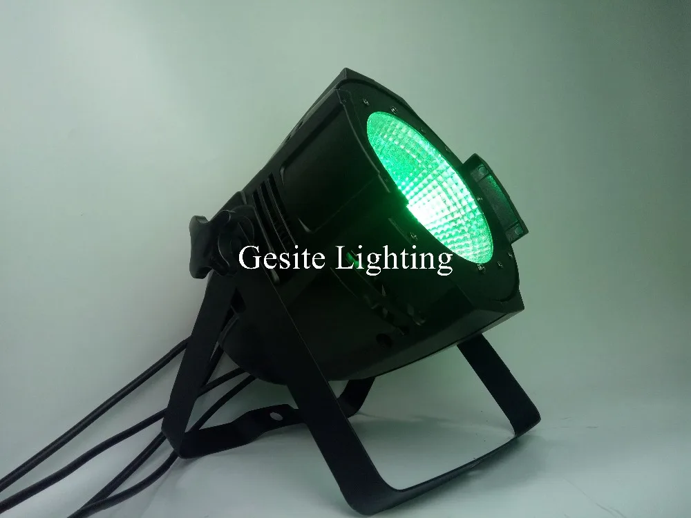 preço 2016 Mais Novo 100 W Led Par Luz Rgbw 4in1 Cob Luz Do Estúdio Fresnel Par32/par64 Rgb Full Color De Alta Potência Stage Washer