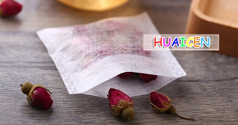 Экологический натуральный складной чайный пакетик из кукурузного волокна, PLA, фильтры для чая, травяные чайные фильтры, 100 шт./лот
