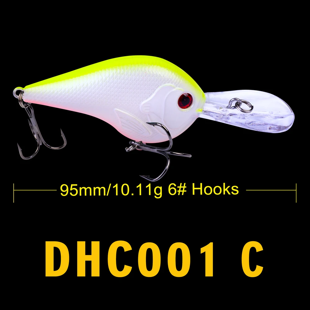 1 шт. 10 видов цветов Crank приманка рыболовная 11 г-0 36 oz/9 5 см-3 74 &quotПластик жесткая