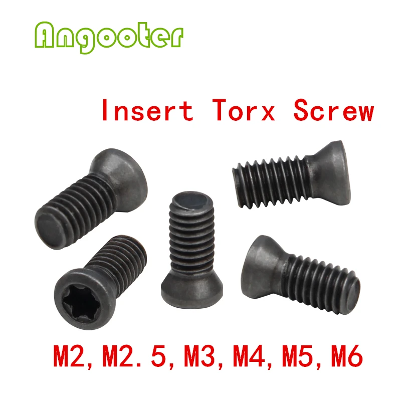 

50pcs M2,M2.5,M3,M4,M5 CNC Insert Torx Screw for Replaces Carbide Insert CNC Lathe Tool