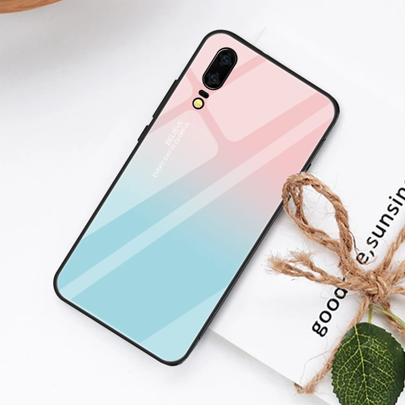 Чехол из закаленного стекла для huawei P20 Lite P20 Pro Nova 3 3i mate 20 P30 Pro P30 Love Heart полная защита для Honor 8X чехол