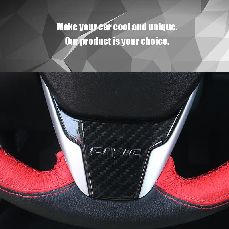 Авто Стайлинг Нержавеющая сталь наклейки для Honda Civic 2018 2019 2017 2016 10th руль блестки
