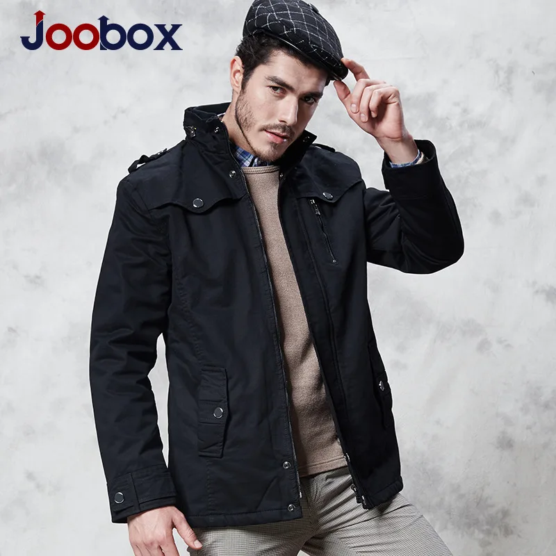 Фото JOOBOX 2018 осенне весенний длинный Тренч модный мужской 100% хлопок темно синее пальто JOOBOX 2018 осенне весенний длинный Тренч модный мужской 100% хлопок темно синее пальто